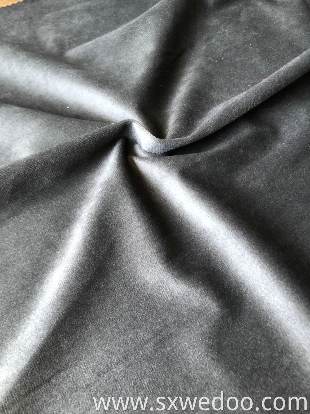 Gray Holland Velvet Fabric
